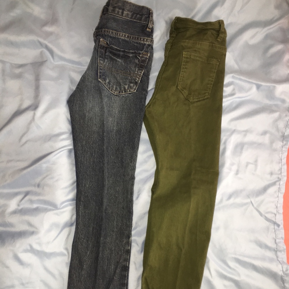 Boys Lot 2 Denim Jeans Exc Fit Size 7 New